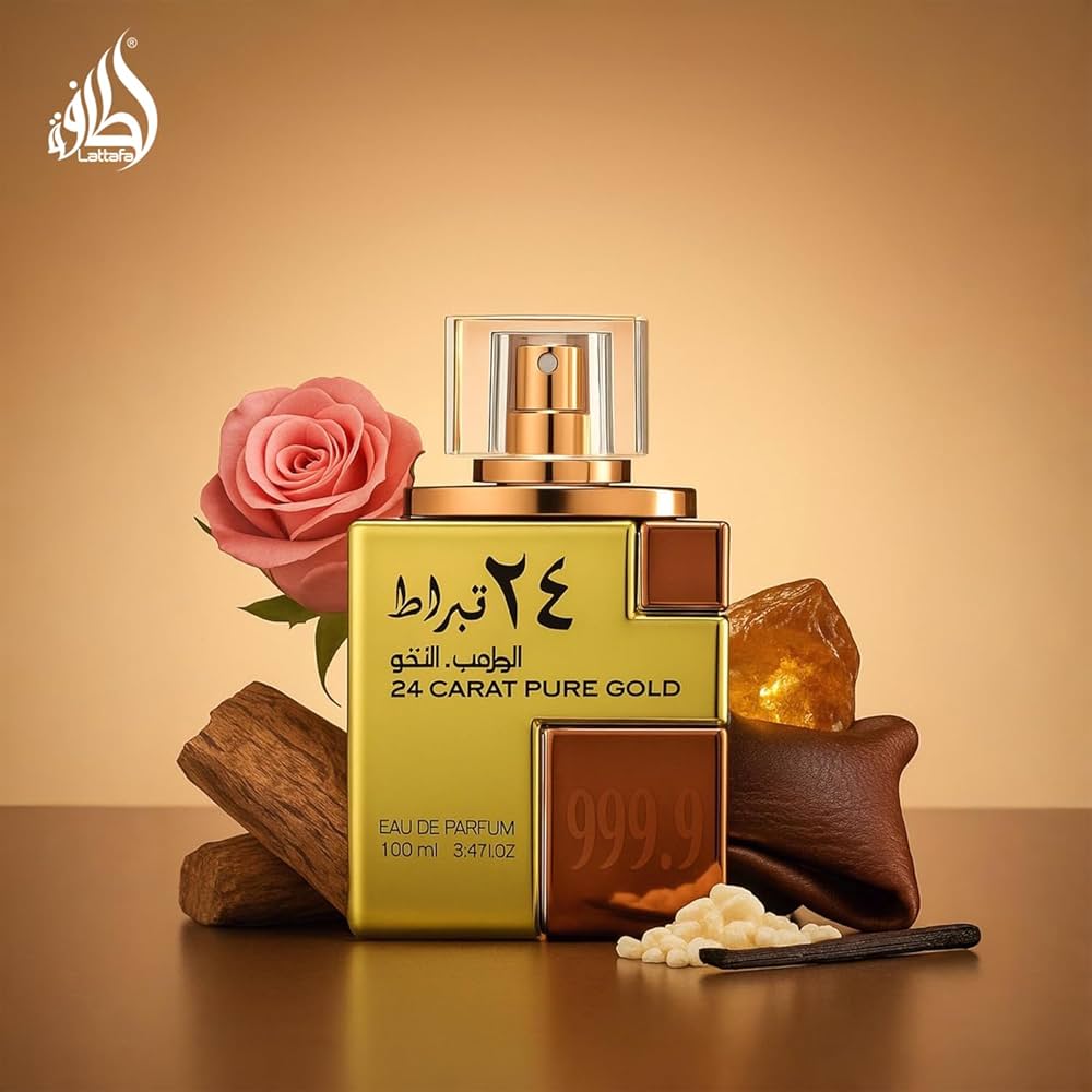 ✳ ラタファ 24カラット ピュアゴールド (U) EDP 100ml ✳ Amazon.com : Lattafa Perfumes 24 Carat Pure Gold for Unisex